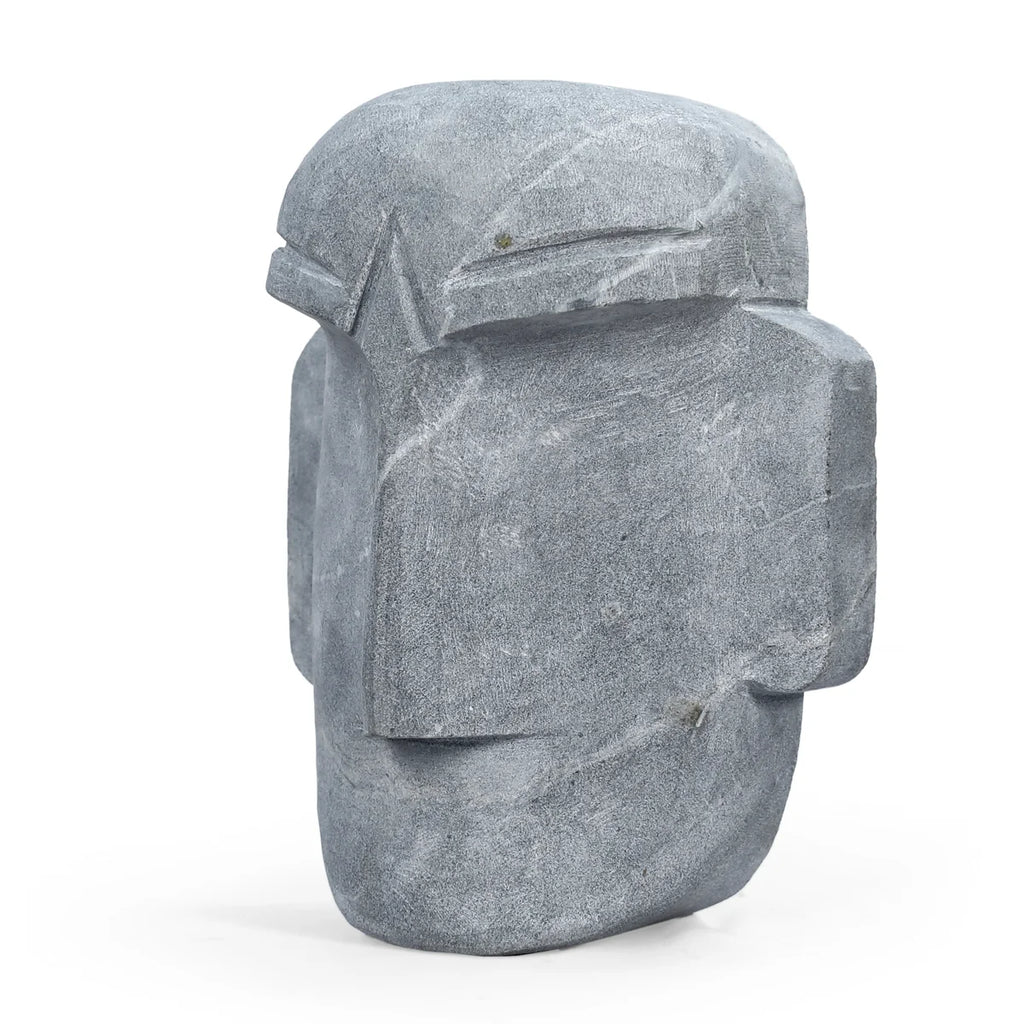 YJ Hand Carved Natural Stone Face