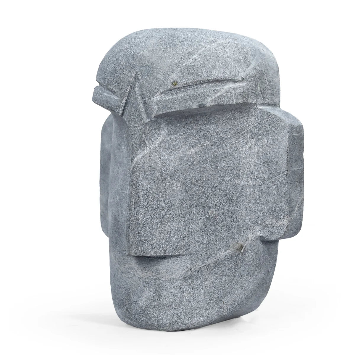 YJ Hand Carved Natural Stone Face